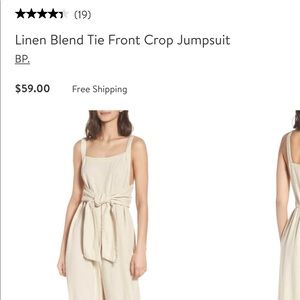 Linen tie front by BP